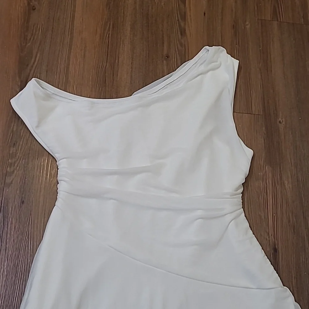 SHEIN White One-Shoulder Dress‎ zise 1XL NEW